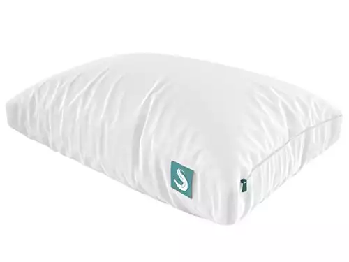 Sleepgram Pillow - PREMIUM Adjustable Loft - Soft Hypoallergenic Microfiber Pillow with washable removable cover - 18 x 26 - Standard/Queen size
