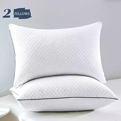 GOHOME Bed Pillows for Sleeping - Set of 2x Queen