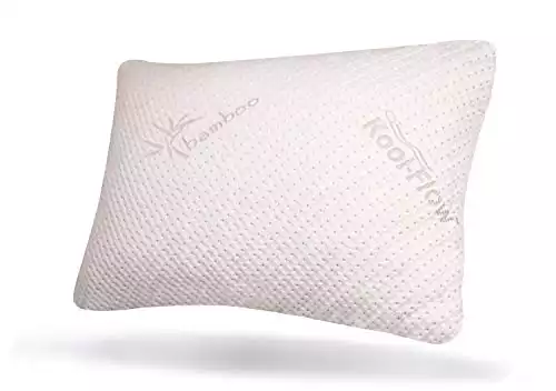 Snuggle-Pedic USA Made Ultra-Luxury Bamboo Pillow - Queen