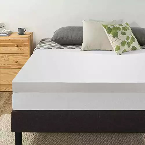 Best Price Mattress 4" Memory Foam Mattress Topper, Queen