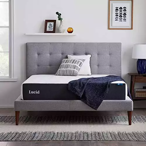 LUCID 10 Inch 2020 Gel Memory Foam Mattress